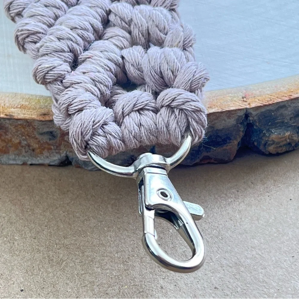 Braided Handcrafted Boho Macrame Keychain